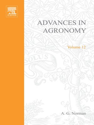 cover image of Advances in Agronomy